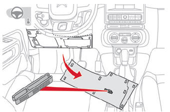 Citroen C3. Access to tooling