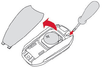 Citroen C3. Changing the battery