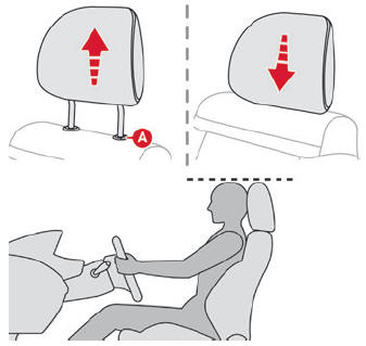 Citroen C3. Correct driving position