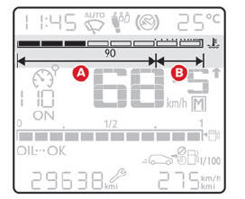 Citroen C3. Engine coolant temperature indicator