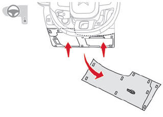 Citroen C3. Fuses in the dashboard