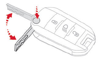 Citroen C3. Integral key