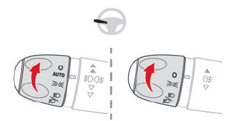 Citroen C3. Lighting control