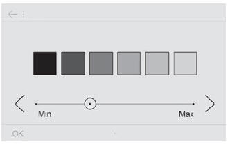 Citroen C3. Lighting dimmer