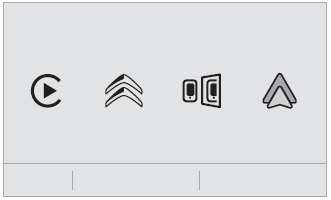 Citroen C3. Menus