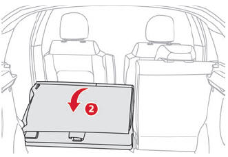 Citroen C3. Rear bench seat