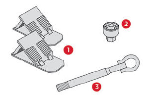 Citroen C3. Tool kit