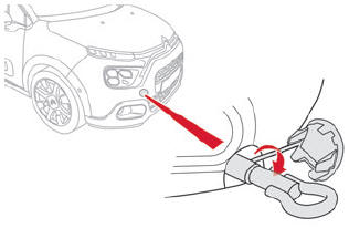 Citroen C3. Towing your vehicle